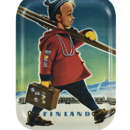 Serving Tray - The Ski-Boy, 20 x 27 cm