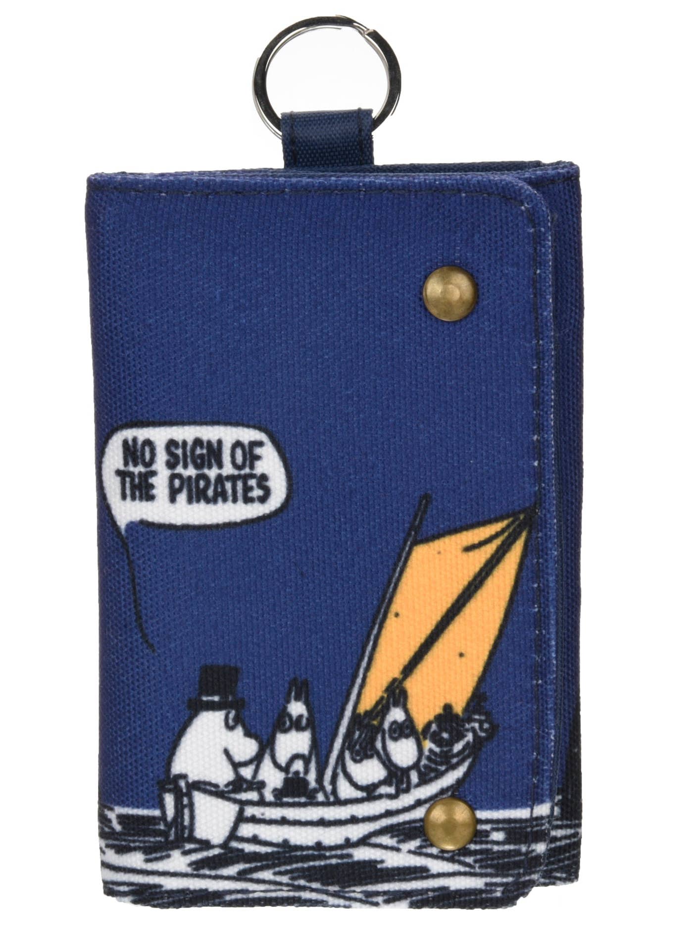 Moomins At Sea Canvas Wallet - Navy Blue