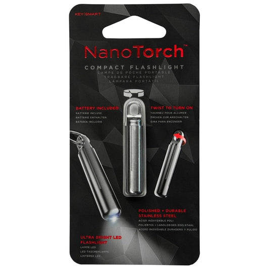 Nano Torch Mini | Keychain Stainless Steel Flashlight