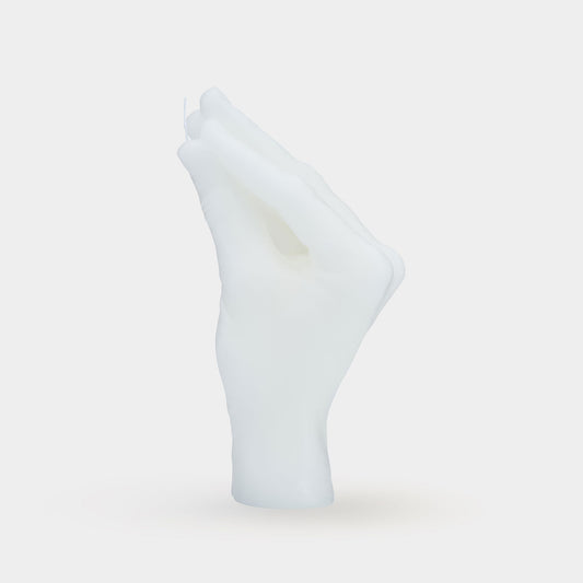 Candlehand Italian Gesture - White