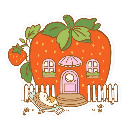 Strawberry Bungalow Sticker