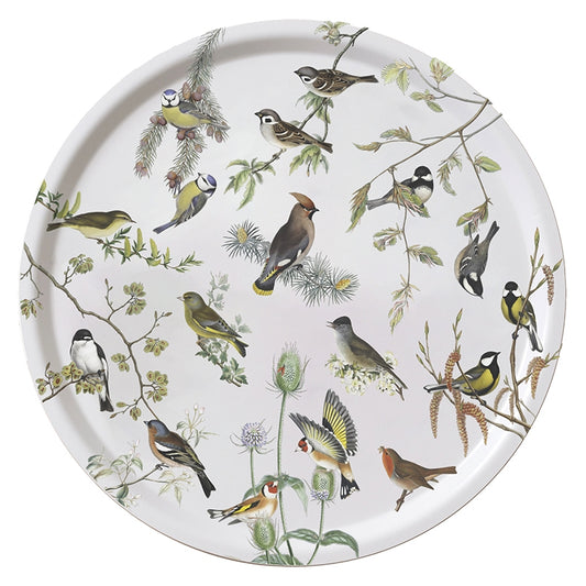 Round Tray - Garden Birds