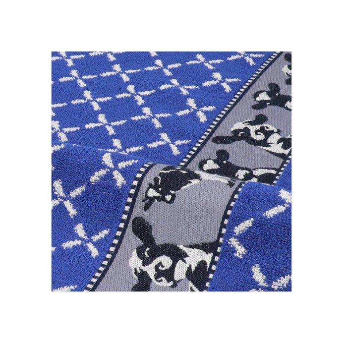 Kitchen Towel Cows 100% Organic Cotton - Royal Blue