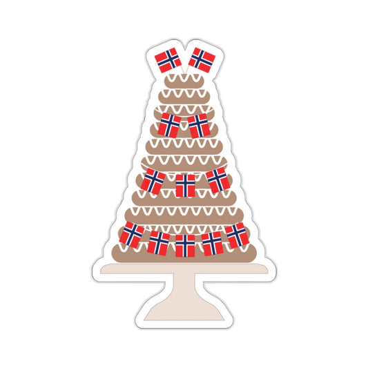 Norwegian Flag Kransekake Sticker