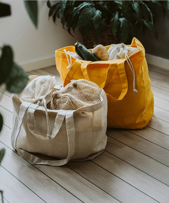 OMOM Organic Cloth Low Box Tote - Nature