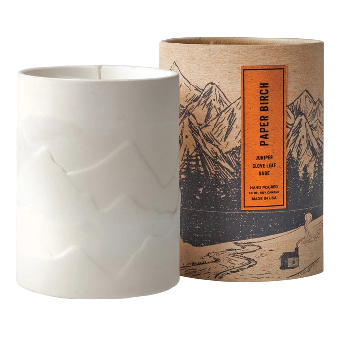 Balsam & Feather 12oz Mountain Candle - Paper Birch