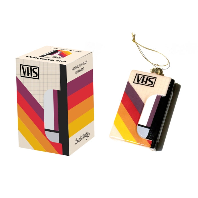 VHS Tape Christmas Ornament