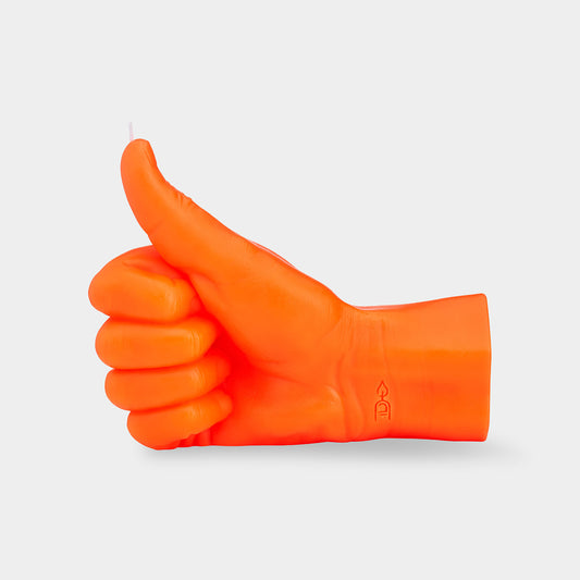 Candlehand Thumbs Up - Neon Orange