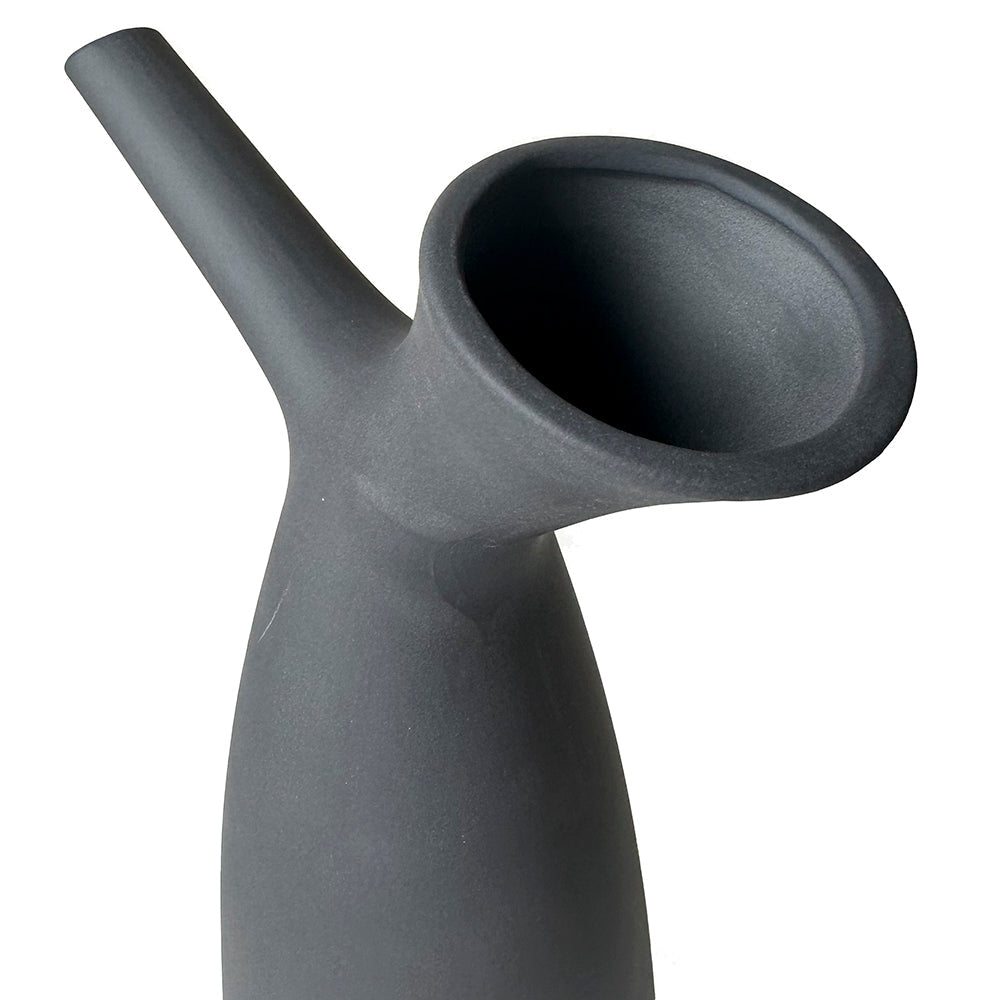 Jessie Ceramic Water Jug - Charcoal