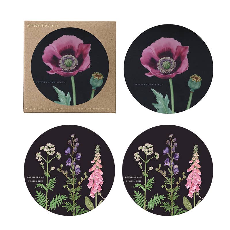 Coasters - Monastery Garden Set of 4