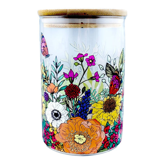 Storage Glass Jar - Natasha Kirby (Bloom)