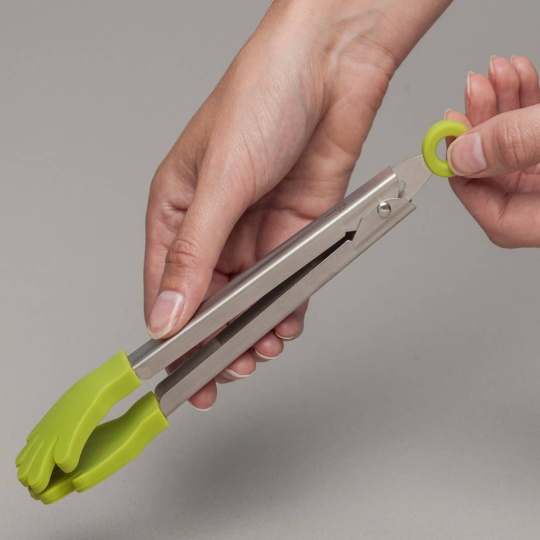 7" Silicone Handy Tongs