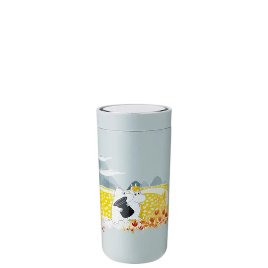 Moomin 0.4L To Go Click Vacuum Insulated Cup - Soft Sky