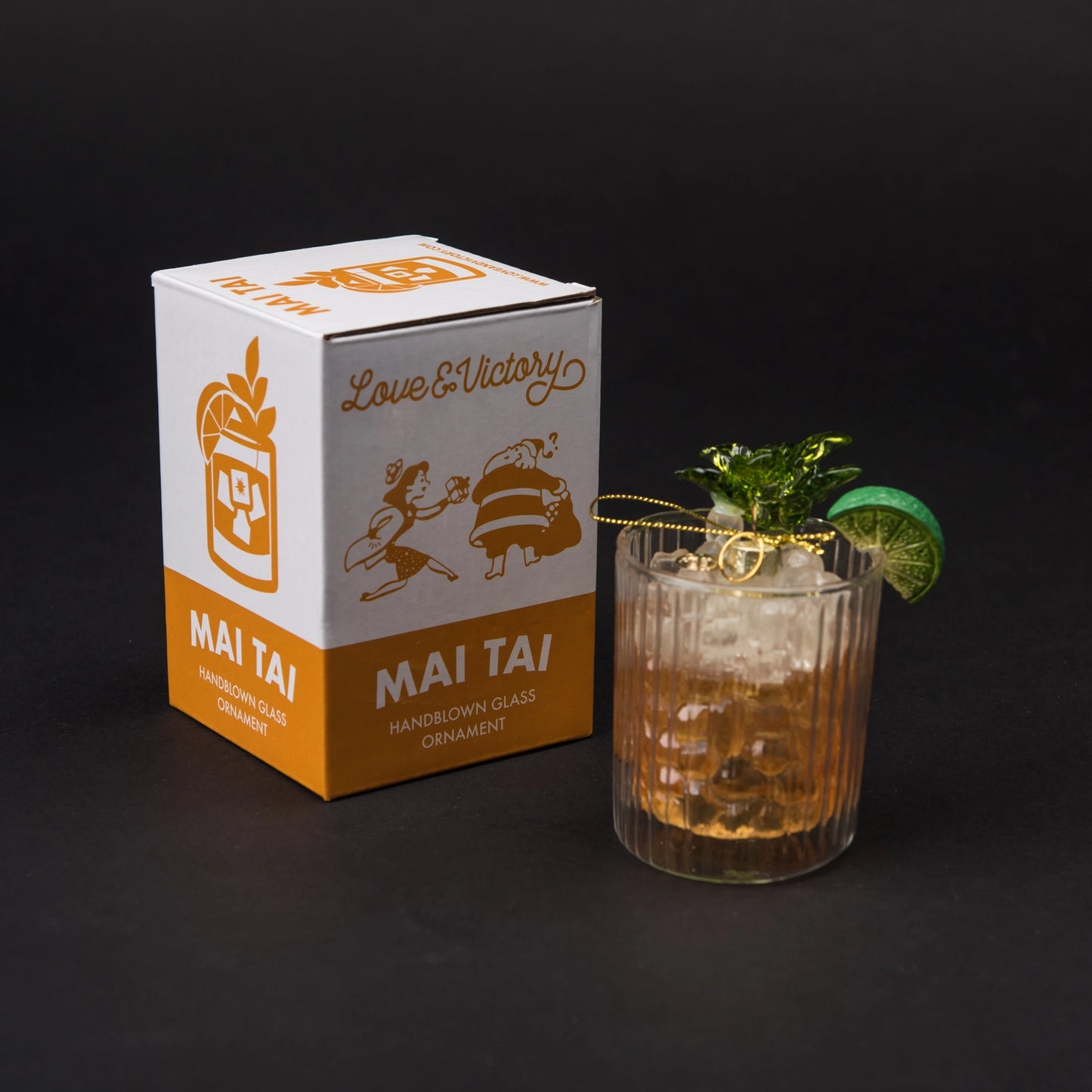 Cocktail Christmas Ornament - Mai Tai