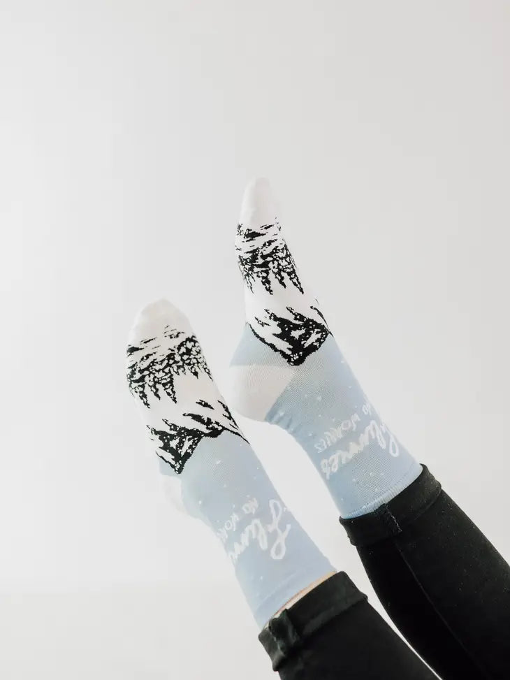 Snow Flurries No Worries Unisex Socks