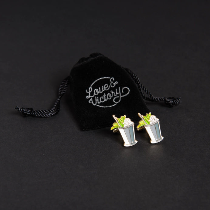 Mint Julep Cufflinks