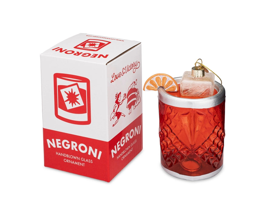 Cocktail Christmas Ornament - Negroni