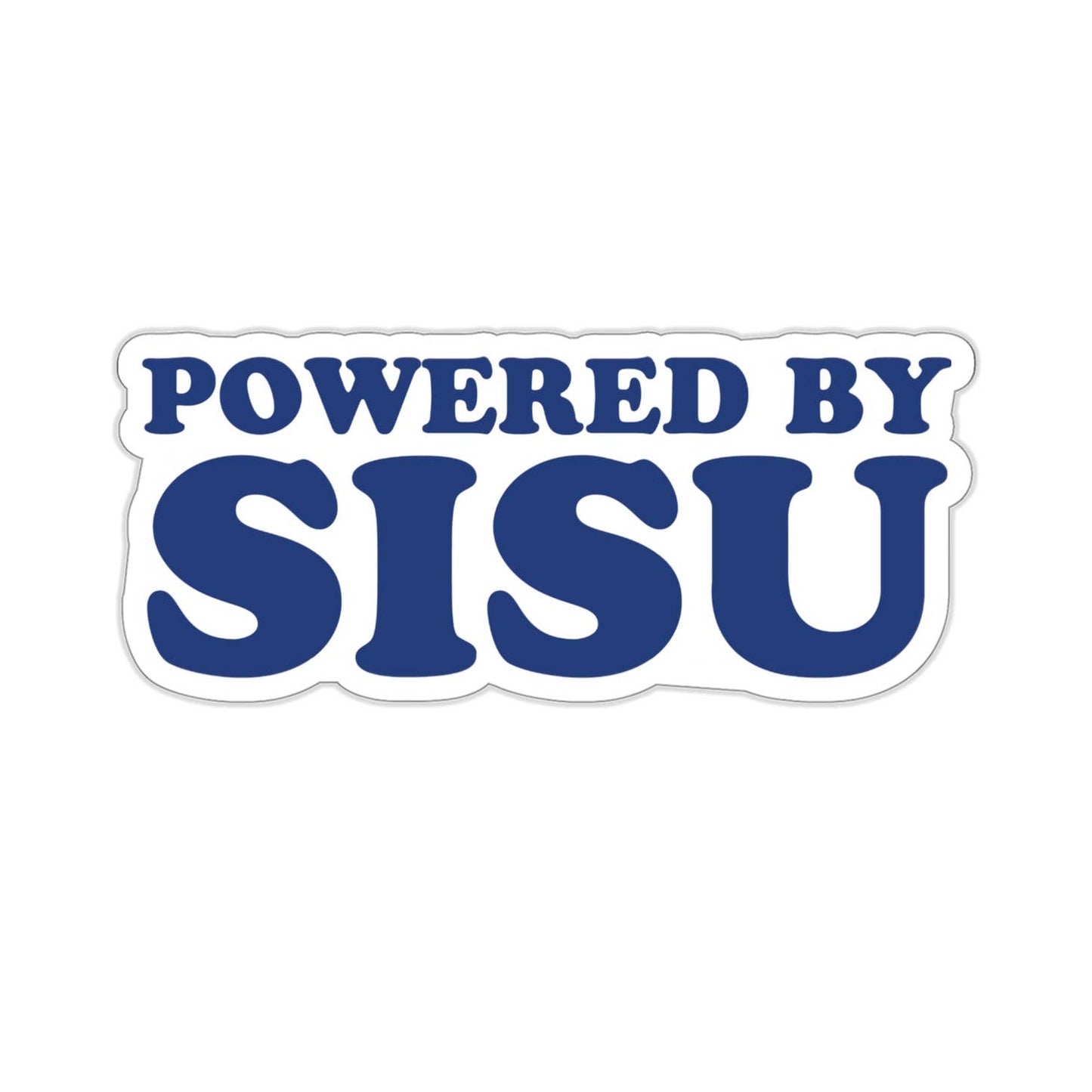 Finnish Powered By Sisu Sticker