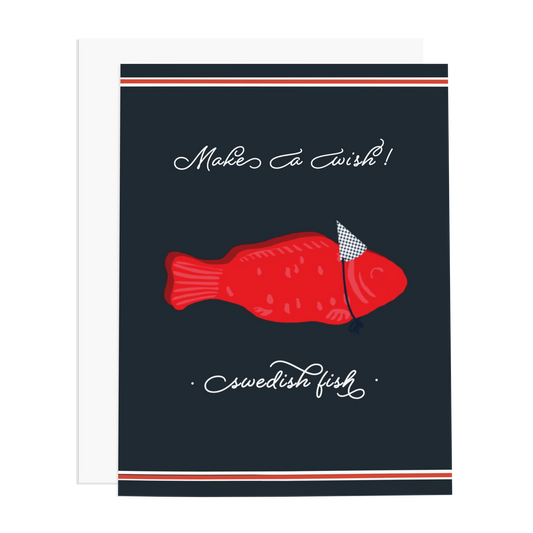 Greeting Cards - Make a Wish Swedish Fish