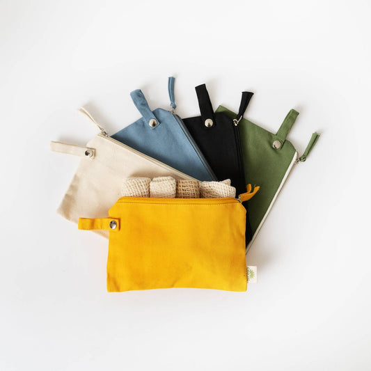 Small Pocket Tote - Sunny Yellow