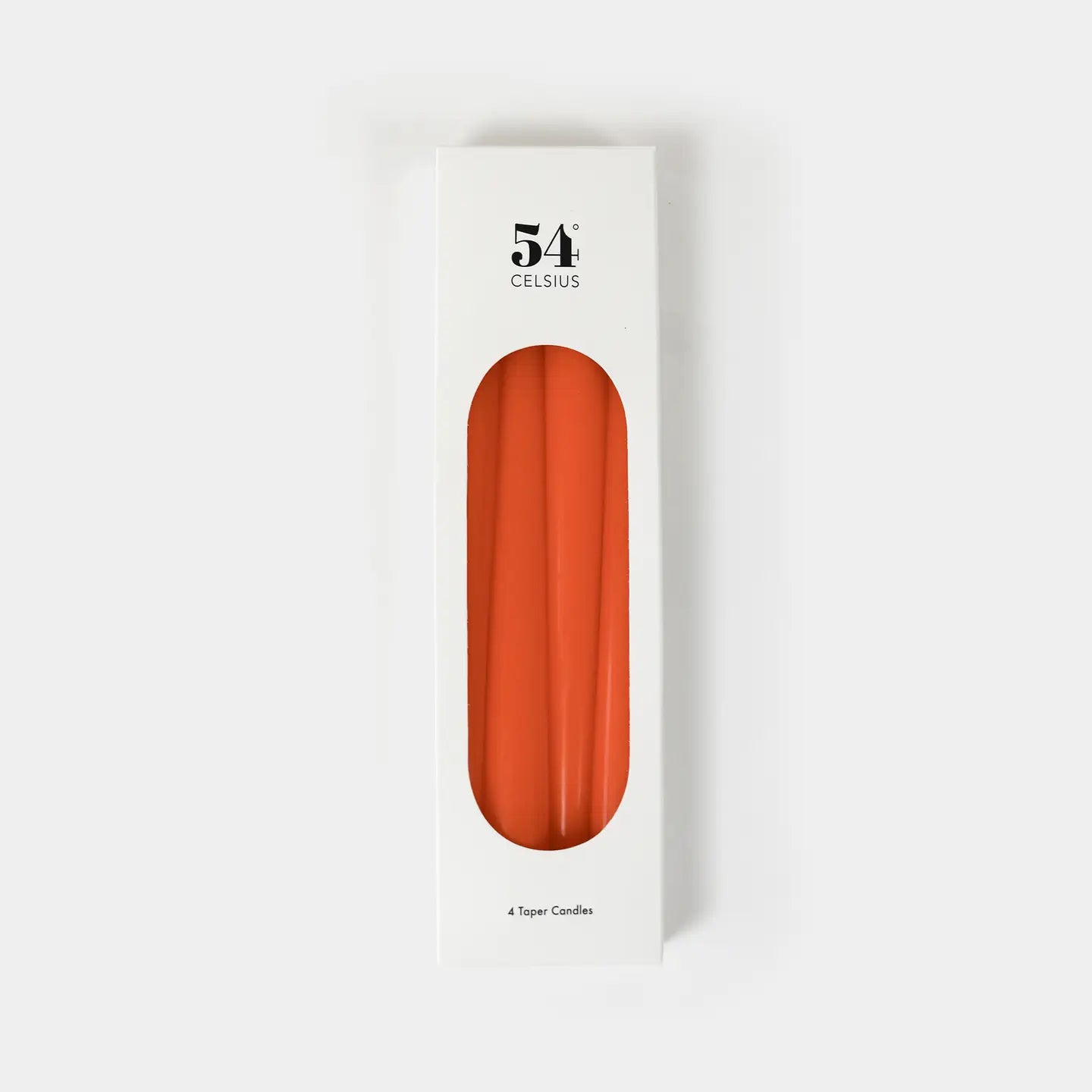 Taper Candles 4 Pack - Orange