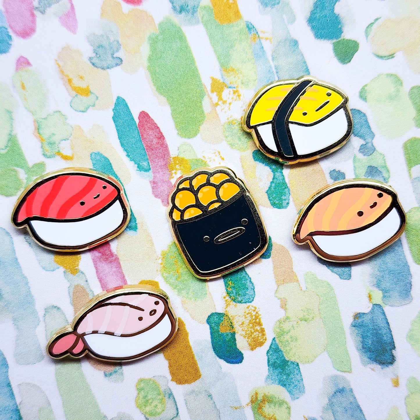 Sushi Mini Enamel Pin Set