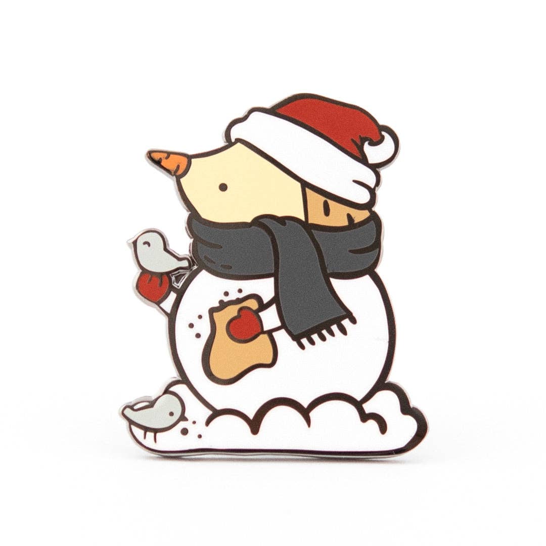 Henrietta Snowman Pin