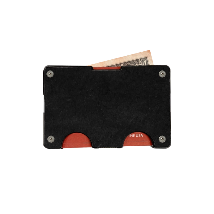 Zootility - Rift Wallet™ - Slim Metal Rfid-Blocking (Black Aluminum)