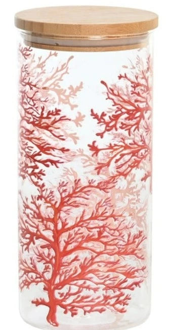 Bamboo Borosilicate Bottle 1400ml - Trees