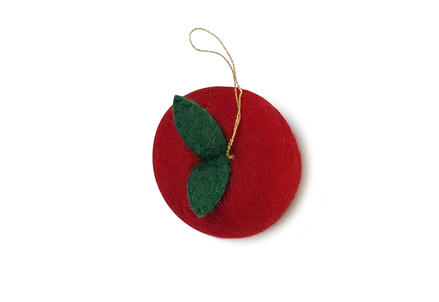 Felt Apple Ornament