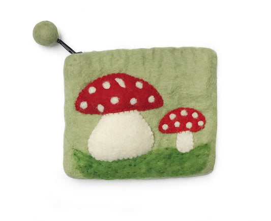 Felt Purse - Mushrooms