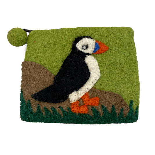 Felt Purse - Puffin