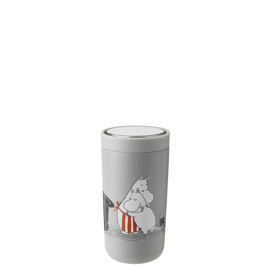 Moomin  0.2L To Go Click Vacuum Insulated cup - Soft Light Grey