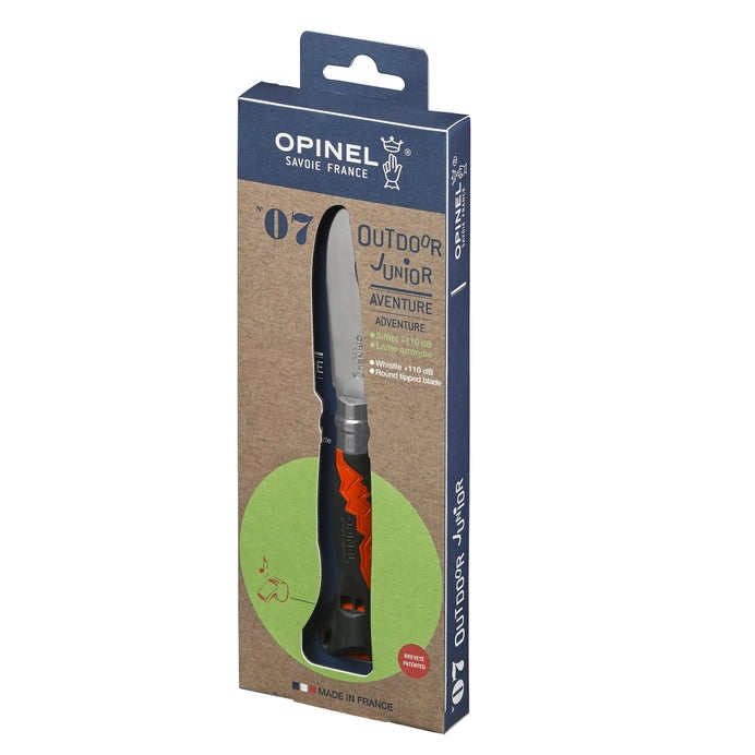 Opinel No.07 Outdoor Junior Folding Knife - Orange & Purple