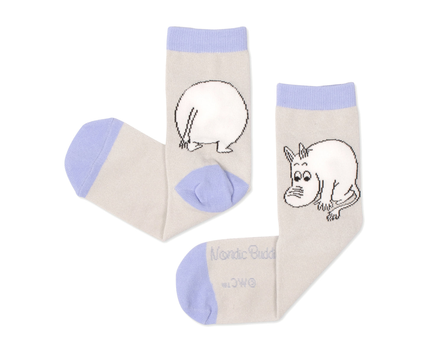 Moomintroll's Butt Socks - Grey