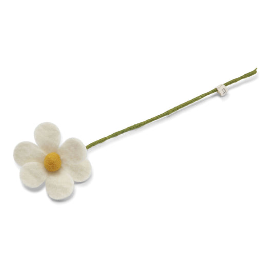 Felt Simple Flower - White