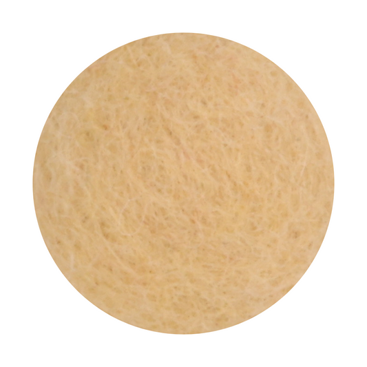 Felt Flower - Dusty Light Yellow (Small)