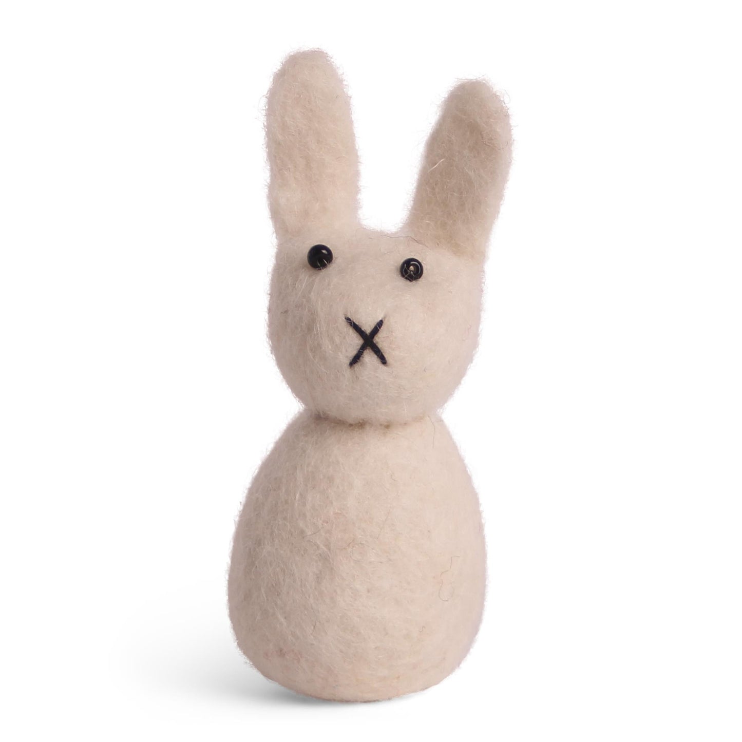 Felt Small Bunny Ornament - White