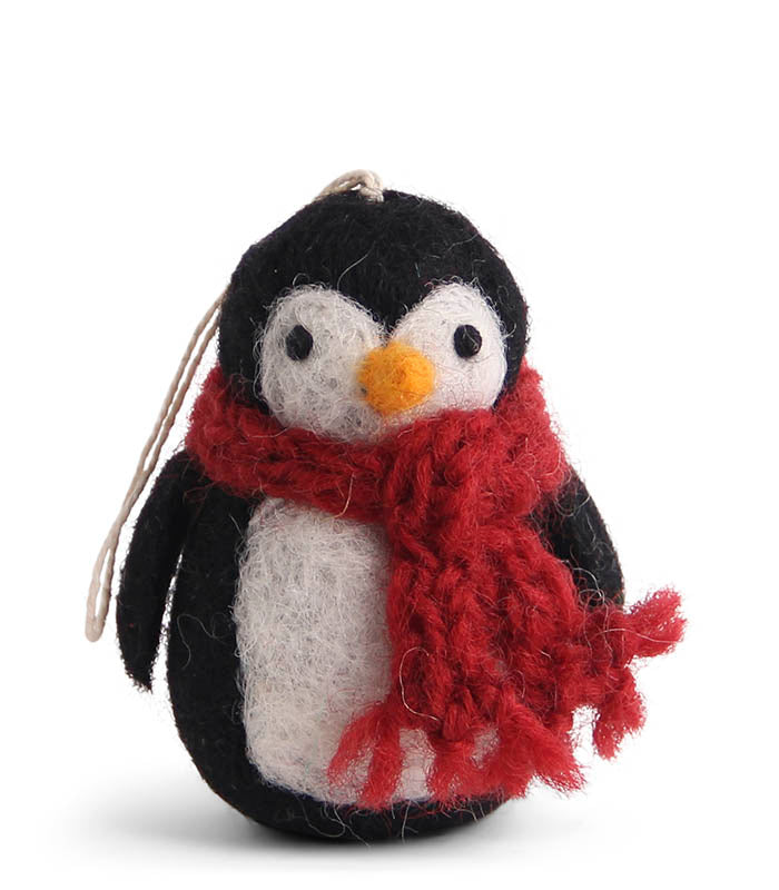 Felt Penguin Ornament