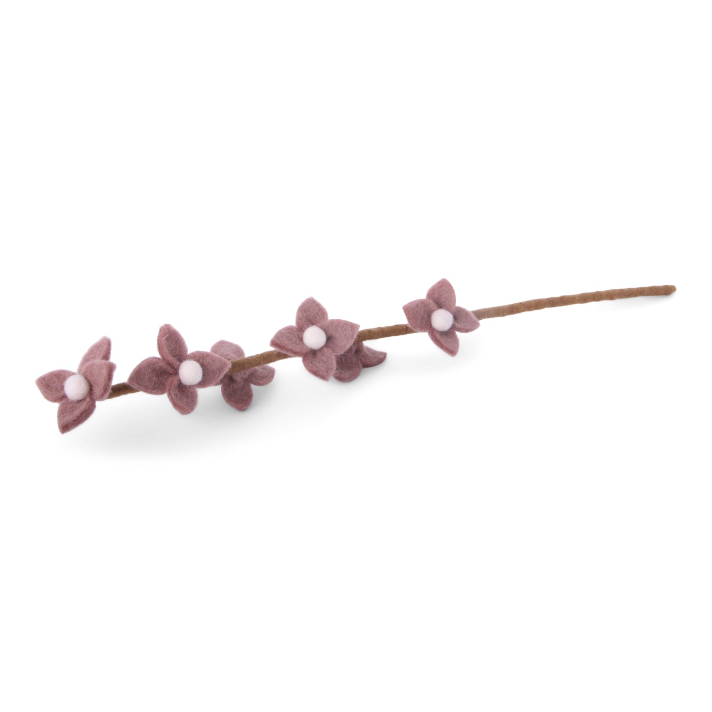 Felt Flowers on Stalk - Lavender