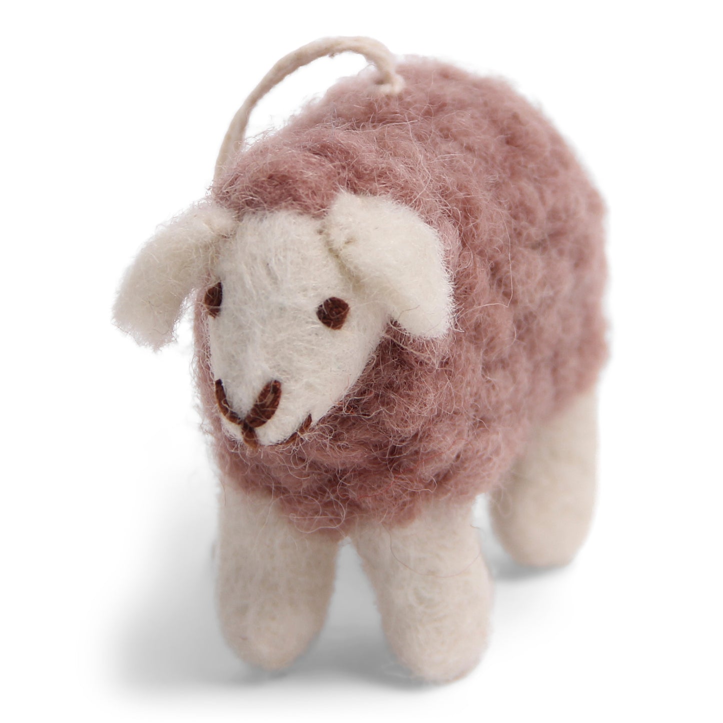 Felt Mini Sheep Ornament, Lavender