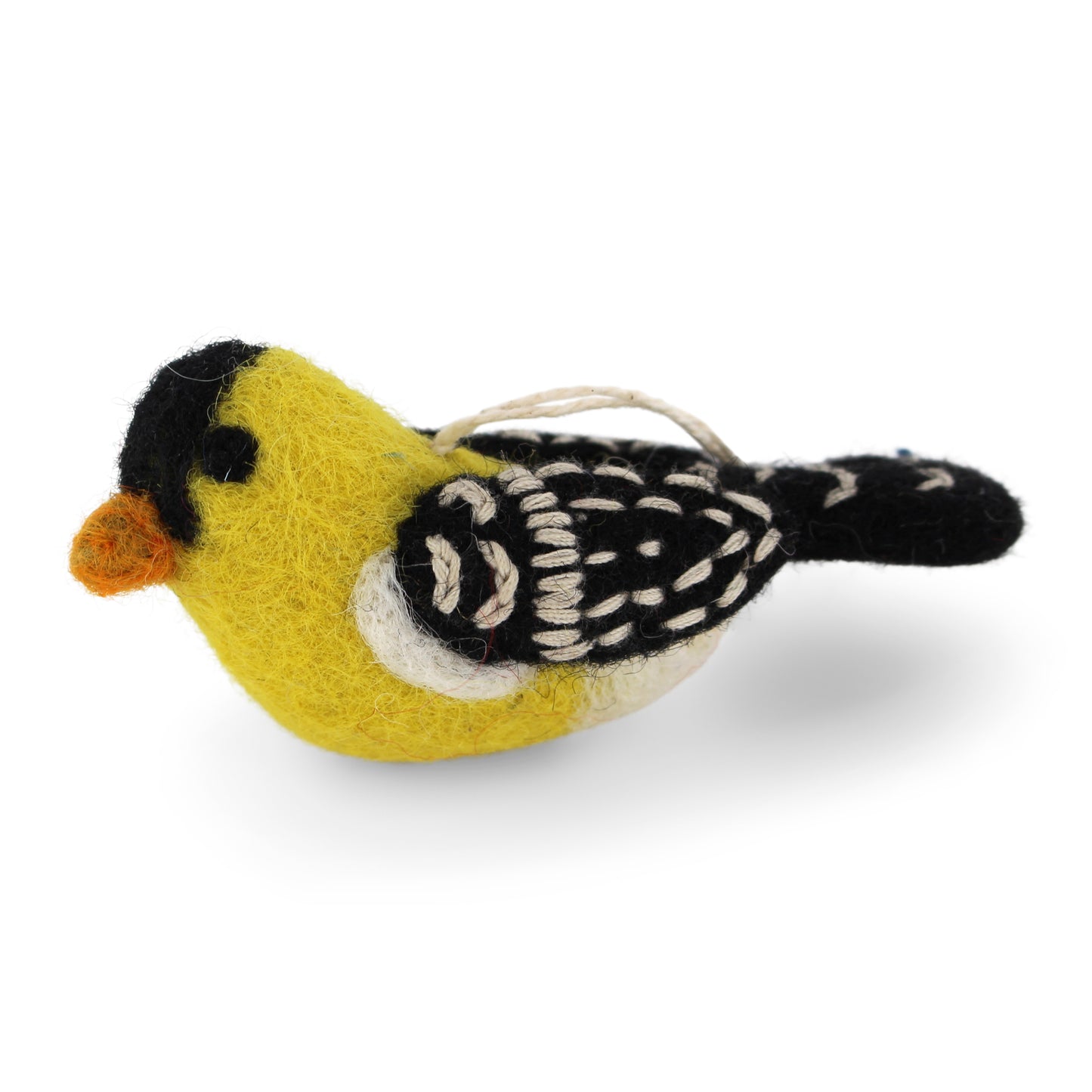 Felt American Goldfinch Ornament