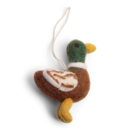 Felt Duck Ornament