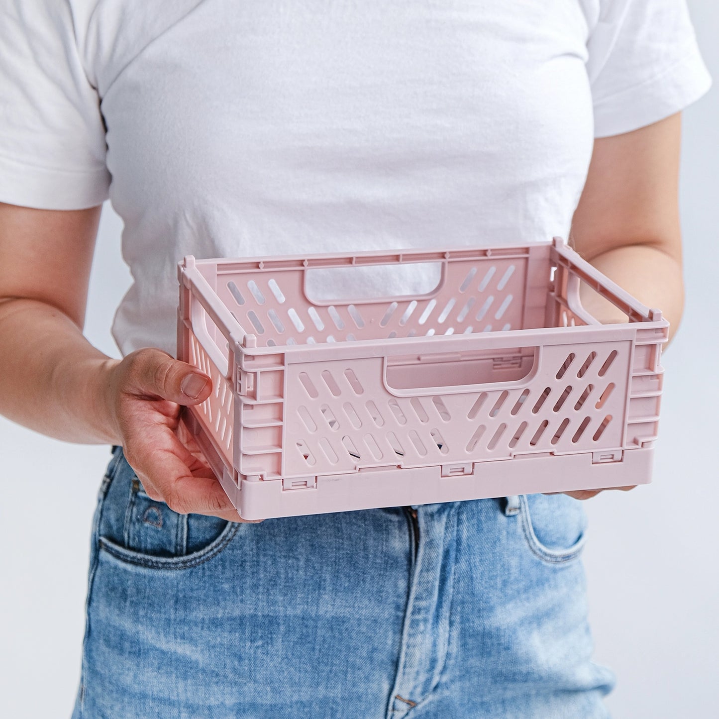 Humber Small Storage Crate - Dusty Pink