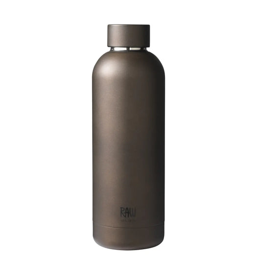 RAW To Go Thermo Bottle - Matte Brown in Steel