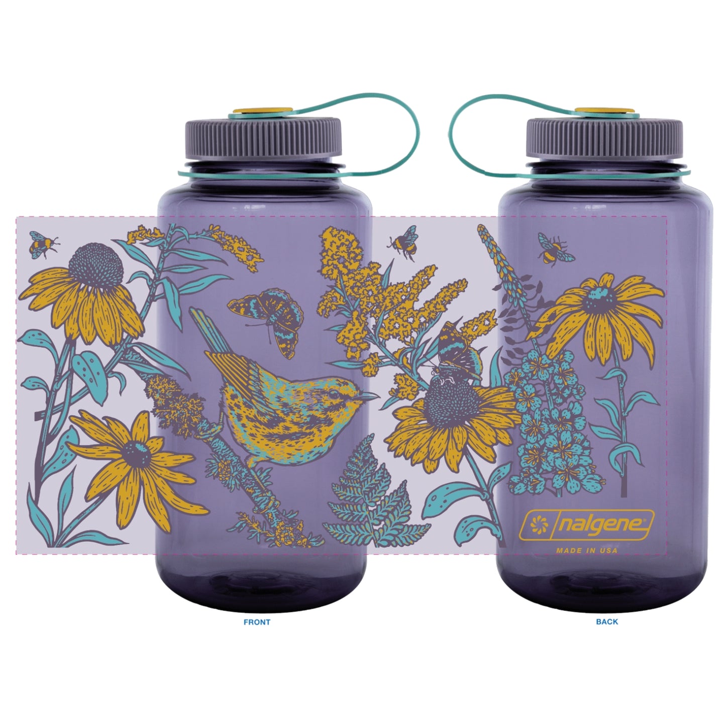 Prairie Warbler Nalgene