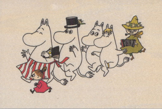 Wooden Postcard - Moomins