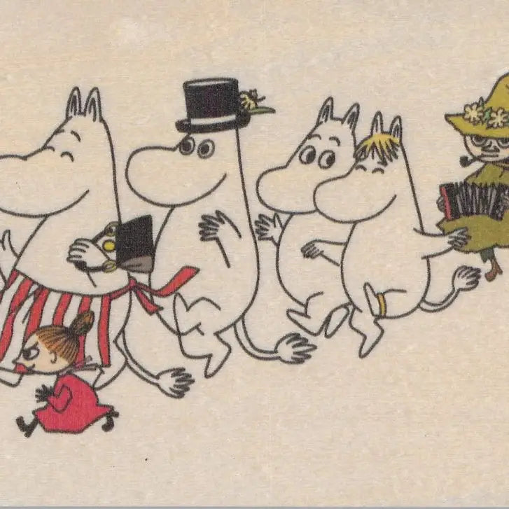 Wooden Postcard - Moomins