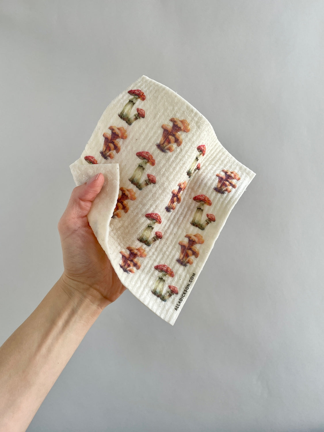 Swedish Dishcloth - Mushroom Pattern