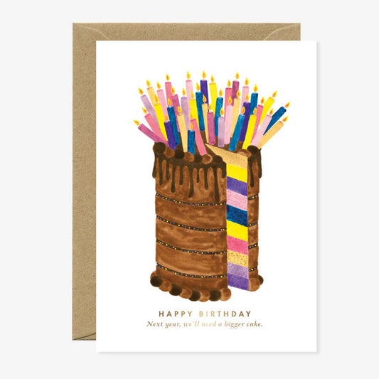 Greeting Cards - Bday Bigger Cake